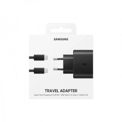 Φορτιστής ταξιδίου Samsung 45W + καλώδιο Type-C σε Type-C Μαύρο