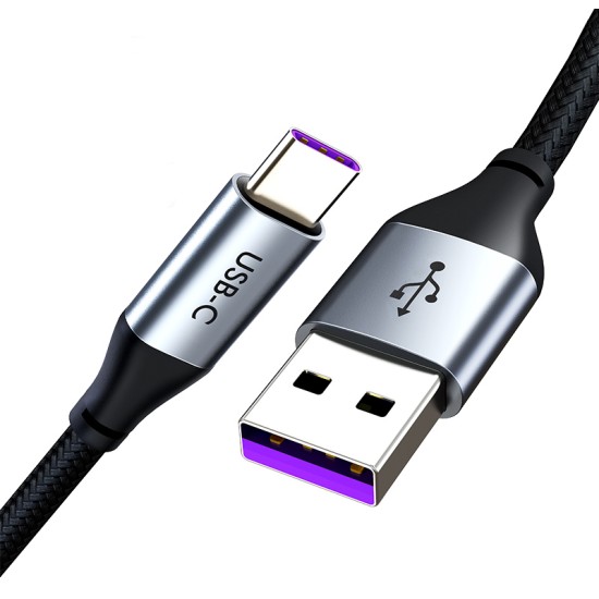 Cabletime καλώδιο USB 2.0 σε USB Type-C C160, 5A, 1.5m, Μαύρο