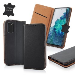 Smart Pro Real Leather Samsung A72 4G / A72 5G Μαύρο Smart Pro Real Leather Samsung A72 4G / A72 5G Μαύρο