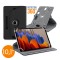 10.1 Inch Rotating Universal Tablet Leather Cover Μαύρο