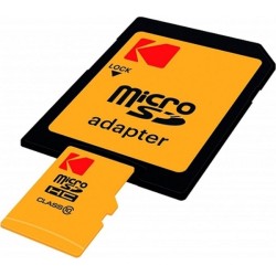 Memory Card MicroSD Kodak Ultra Performance 64GB Class 10 with Adapter