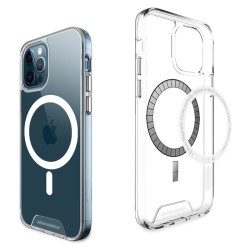 Rockrose θήκη Mirror Mag για iPhone 12 Pro Max, με μαγνήτες, Διάφανο
