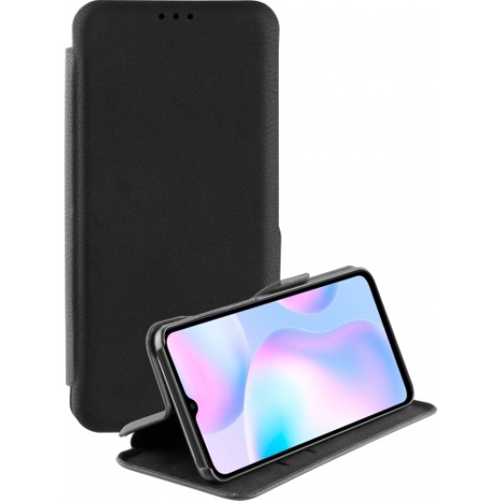 Vivanco CasualL Wallet Book Case Xiaomi Redmi 9A Μαύρο