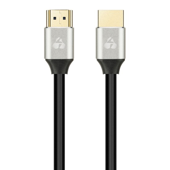 Powertech καλώδιο HDMI 2.0 CAB-H138, ethernet, 4K 3D, 28AWG copper, 5m Μαύρο