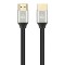 Powertech καλώδιο HDMI 2.0 CAB-H138, ethernet, 4K 3D, 28AWG copper, 5m Μαύρο