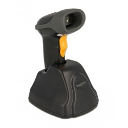 Delock barcode scanner 90518, 1D & 2D, ασύρματο, Μαύρο
