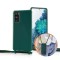 Back Case Silicon CORD Samsung A12 DARK Πράσινο