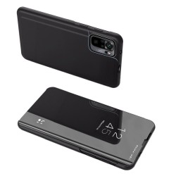 Clear View Cover Xiaomi Redmi Note 10 5G / Poco M3 Pro / Poco M3 Pro 5G Μαύρο
