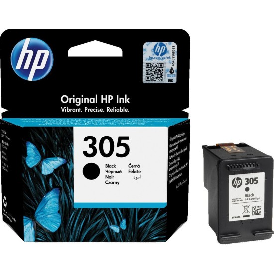HP 305 Μελάνι Εκτυπωτή InkJet (3YM61AE) Μαύρο