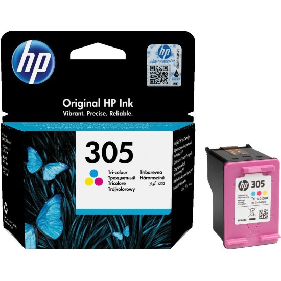 HP 305 Μελάνι Εκτυπωτή Tri-color Original Ink Cartridge (3YM60AE)