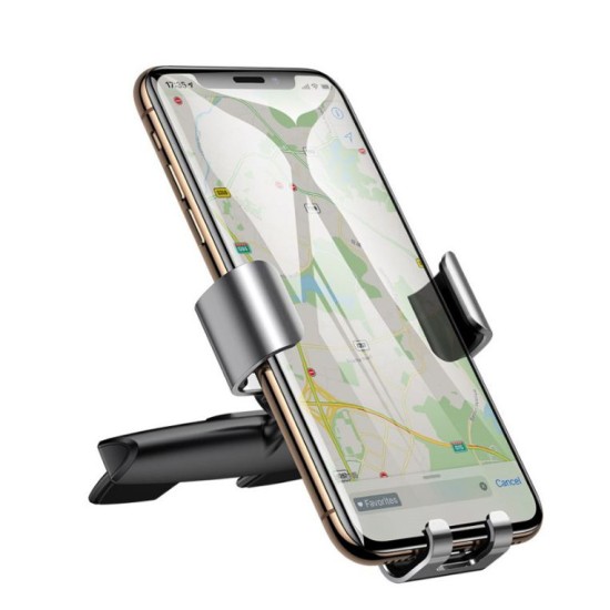 Baseus βάση CD αυτοκινήτου Gravity Car Mount SUYL-J0S, Ασημί