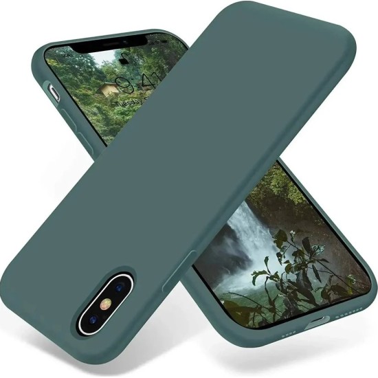 Θήκη Σιλικόνης iPhone Xs Max Smooth Green