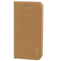 Vennus Book Case with frame for Xiaomi Redmi Note 10 5G gold