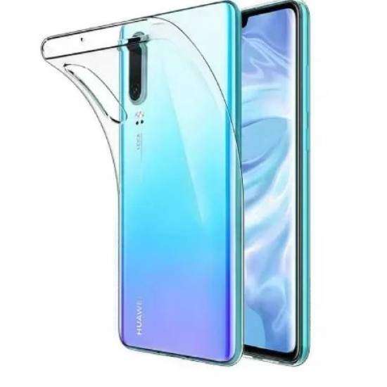 Θήκη Σιλικόνης Silicon για Huawei P30 Διάφανο