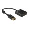 Cablexpert A-DPM-HDMIF-03 Displayport V.1.2 TO HDMI Adapter Cable Μαύρο