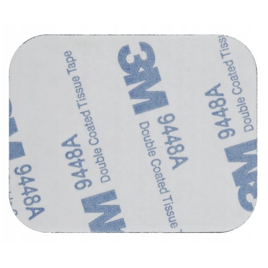 Metal plate for magnet holders - rectangular black