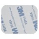 Metal plate for magnet holders - rectangular black