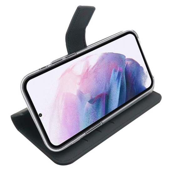 Celly Wally Book Case Samsung S22 Plus Μαύρο