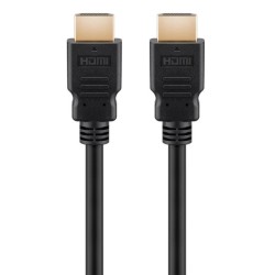 Goobay καλώδιο Hdmi 2.1 με Ethernet ARC, 48Gbit/s, 8K, 1m, μαύρο