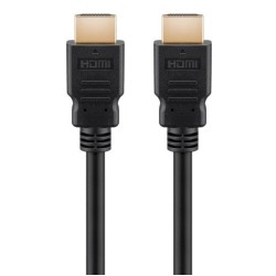 GOOBAY καλώδιο HDMI 2.1 με Ethernet 41084, ARC, 30AWG, 8K, 2m, μαύρο