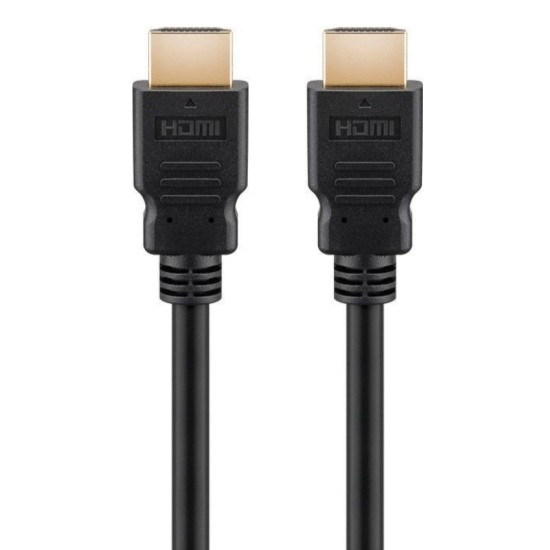 GOOBAY καλώδιο HDMI 2.1 με Ethernet 41084, ARC, 30AWG, 8K, 2m, μαύρο