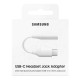 Samsung Headphone Adapter 3.5mm Mini Jack Female - USB Type C Male Λευκό (bulk)