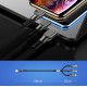 Joyroom 3in1 USB cable - Lightning / Lightning / USB Type C 3,5A 480 Mbps 1,3m Μαύρο