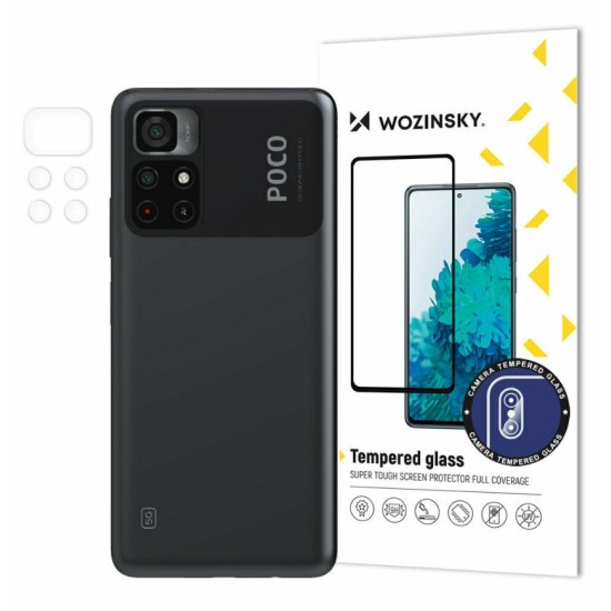 Wozinsky Camera Glass 9H Full Camera Tempered Glass for Xiaomi Poco M4 Pro 5G