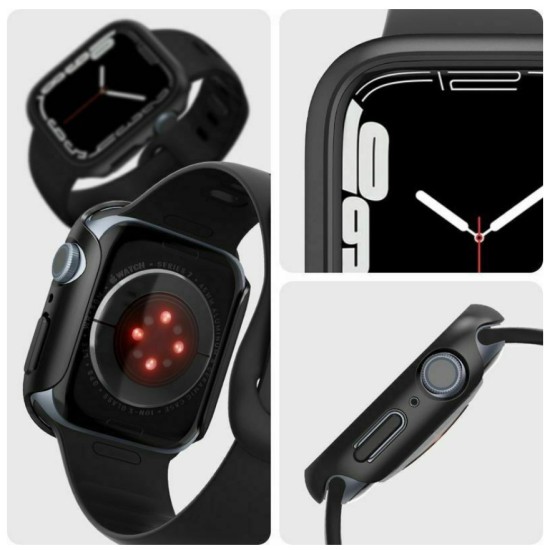 SPIGEN THIN FIT APPLE WATCH 7 / 8 45 MM Μαύρο