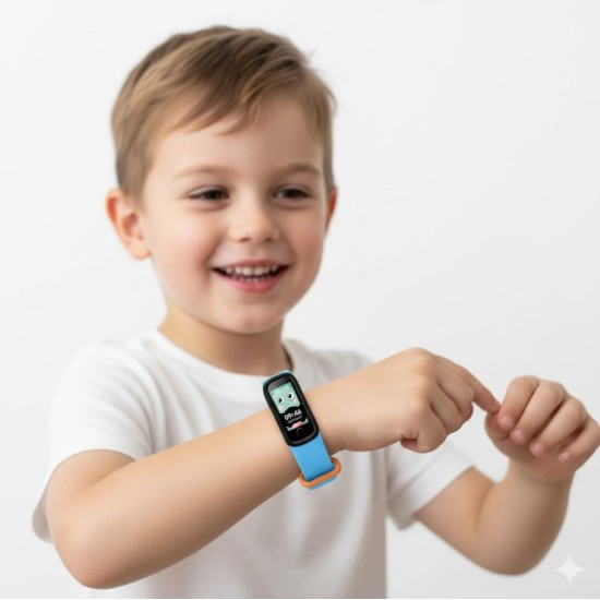 KiddoBoo Smartband Light Blue