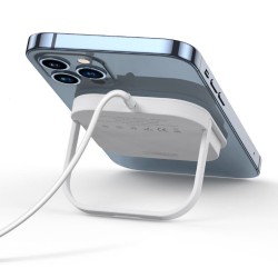 Duzzona 3in1 universal wireless charger  Qi, MagSafe15W W7 Λευκό