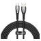 Baseus Glimmer Series Fast Charging Cable USB-A - USB-C 100W 480Mbps 2m Μαύρο