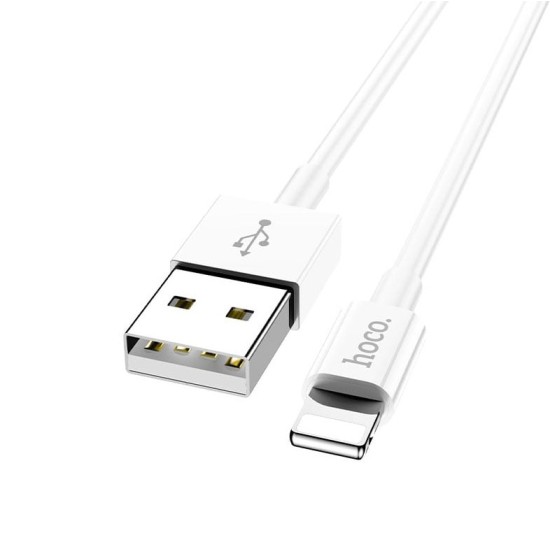 Καλώδιο σύνδεσης Hoco X64 Lightweight Combination Set USB σε Lightning έως 2,4Α 1.0m Λευκό