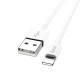 Καλώδιο σύνδεσης Hoco X64 Lightweight Combination Set USB σε Lightning έως 2,4Α 1.0m Λευκό
