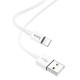 Καλώδιο σύνδεσης Hoco X64 Lightweight Combination Set USB σε Lightning έως 2,4Α 1.0m Λευκό