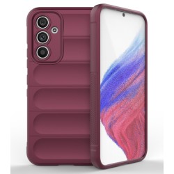 Magic Shield Case for Samsung Galaxy A54 flexible armored cover μπορντό