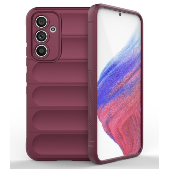 Magic Shield Case for Samsung Galaxy A54 flexible armored cover μπορντό Magic Shield Case for Samsung Galaxy A54 flexible armored cover μπορντό