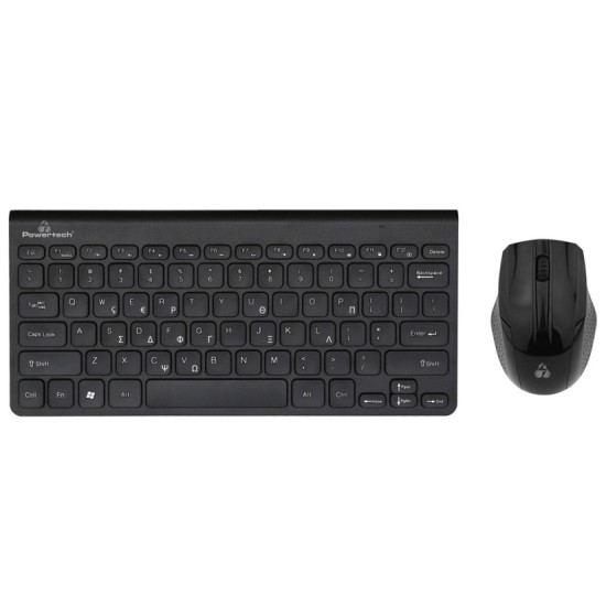 POWERTECH set ποντίκι & πληκτρολόγιο PT-940, ασύρματο, 1200dpi, μαύρο POWERTECH set ποντίκι & πληκτρολόγιο PT-940, ασύρματο, 1200dpi, μαύρο