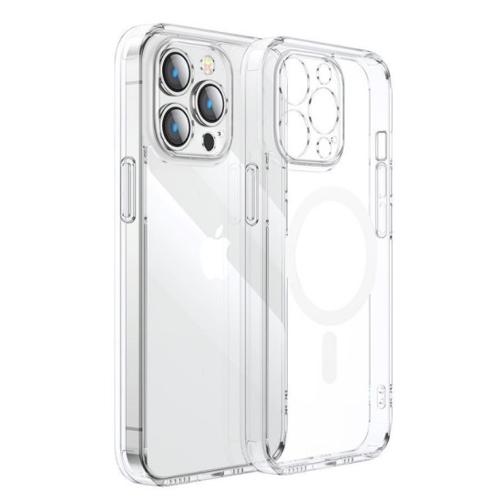 Joyroom 14D Magnetic Case Magnetic Case for iPhone 14  MagSafe transparent