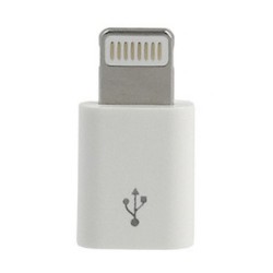 ADAPTER - MICRO USB TO LIGHTNING - WHITE