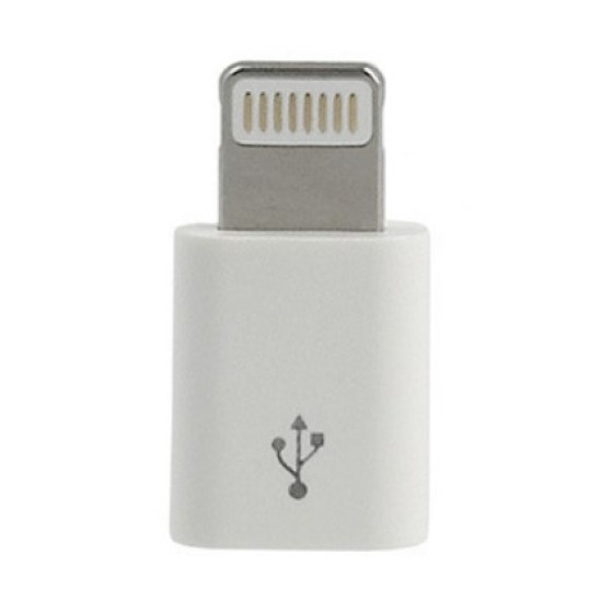 ADAPTER - MICRO USB TO LIGHTNING - WHITE