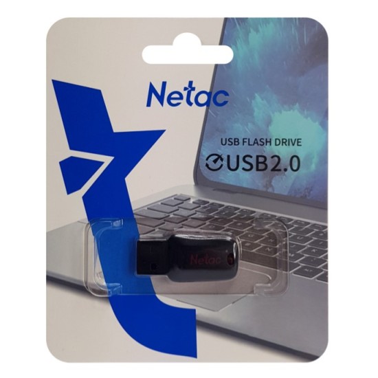 NETAC USB Flash Drive U197, 64GB, USB 2.0, μαύρο