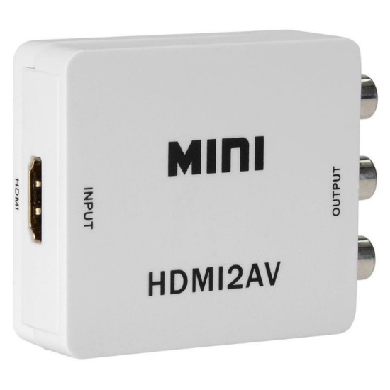 POWERTECH HD Video Converter CAB-H082 από HDMI σε 3x RCA, Full HD