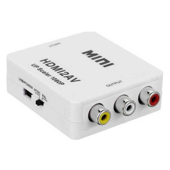 POWERTECH HD Video Converter CAB-H082 από HDMI σε 3x RCA, Full HD