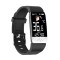 Ksix Fitness Band HR με θερμόμετρο και Παλμογράφο Μαύρο