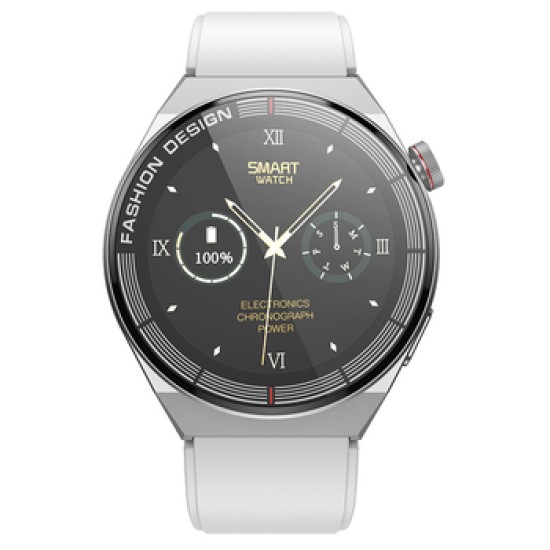 Borofone BD2 Smartwatch με Παλμογράφο (Ασημί)