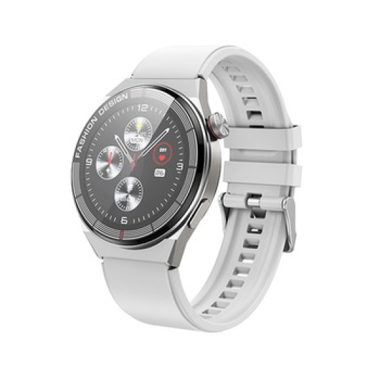 Borofone BD2 Smartwatch με Παλμογράφο (Ασημί)