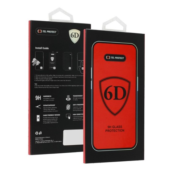 Full Glue 6D Tempered Glass for XIAOMI REDMI 10C/12C