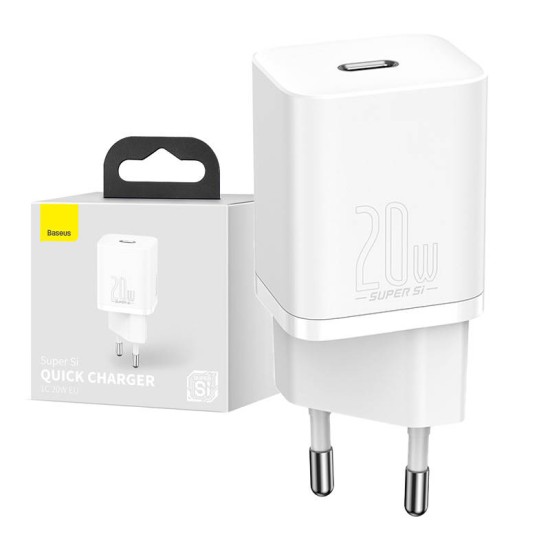 Baseus Super Si Quick Charger 1C 20W (CCSUP-B02) (white)