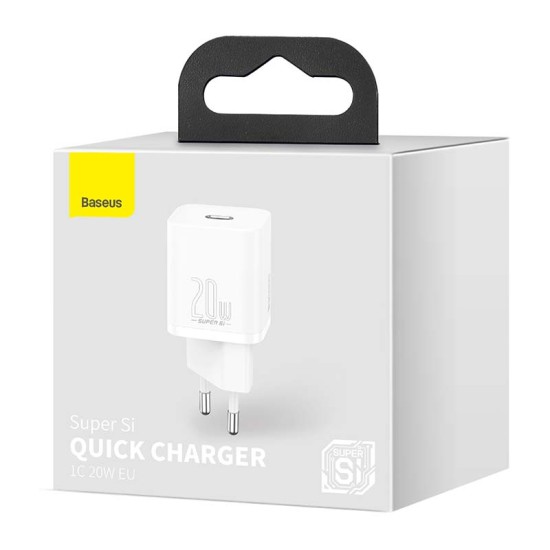 Baseus Super Si Quick Charger 1C 20W (CCSUP-B02) (white)